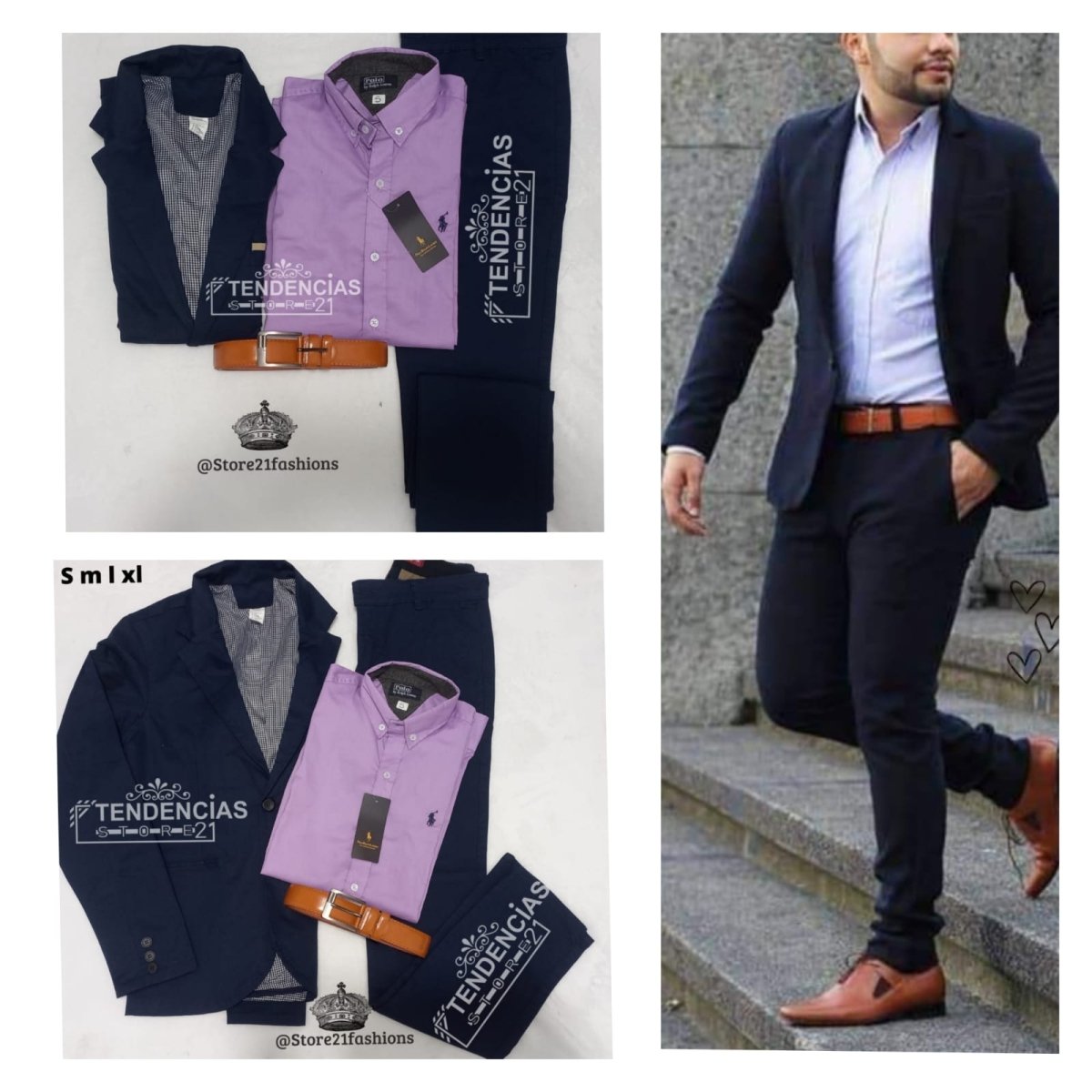 Conjunto Ejecutivo Premium - 4 Piezas - Eleganz Store