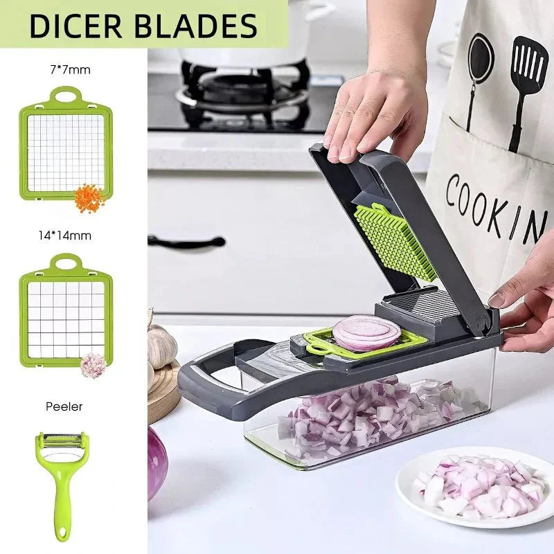 Cortador De Vegetales Multifuncional - Eleganz Store