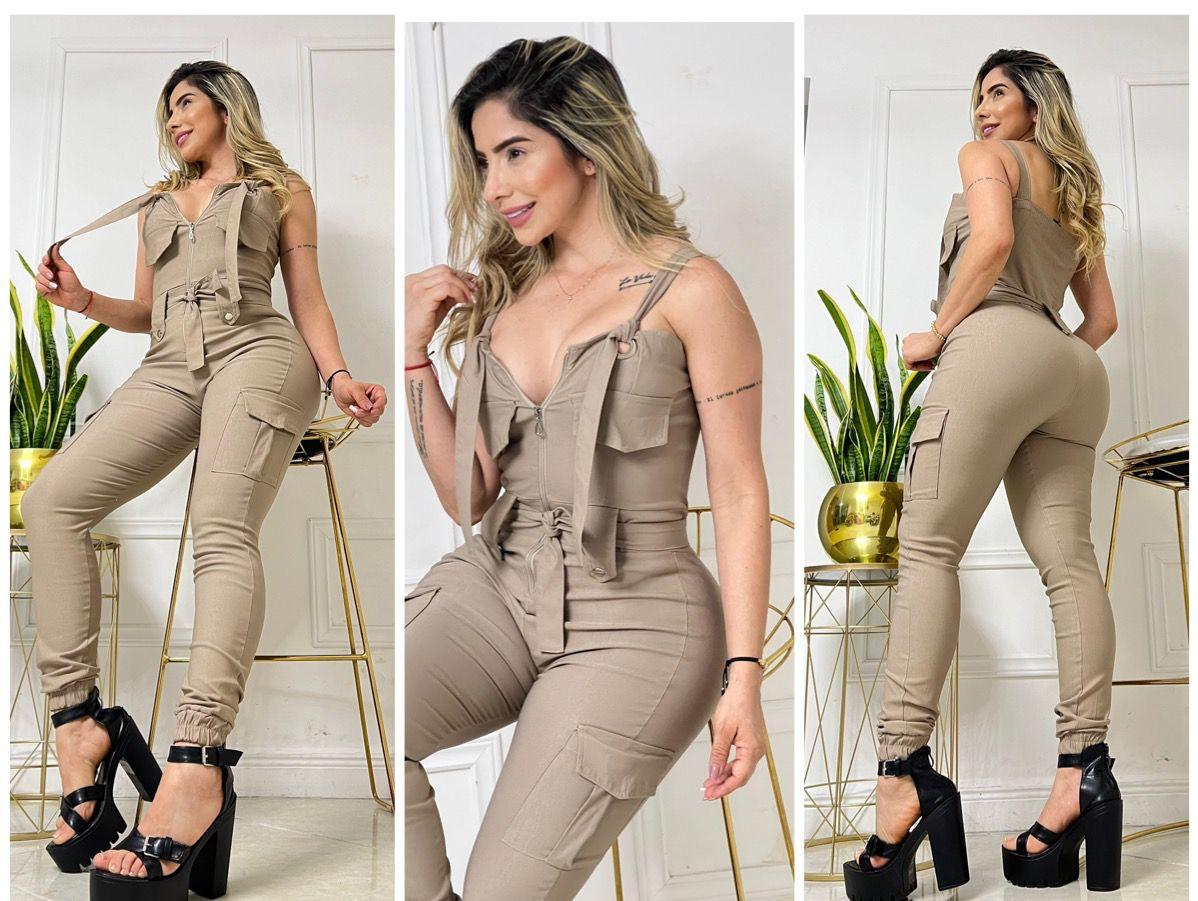 Enterizo Cargo Power Fit - Eleganz Store