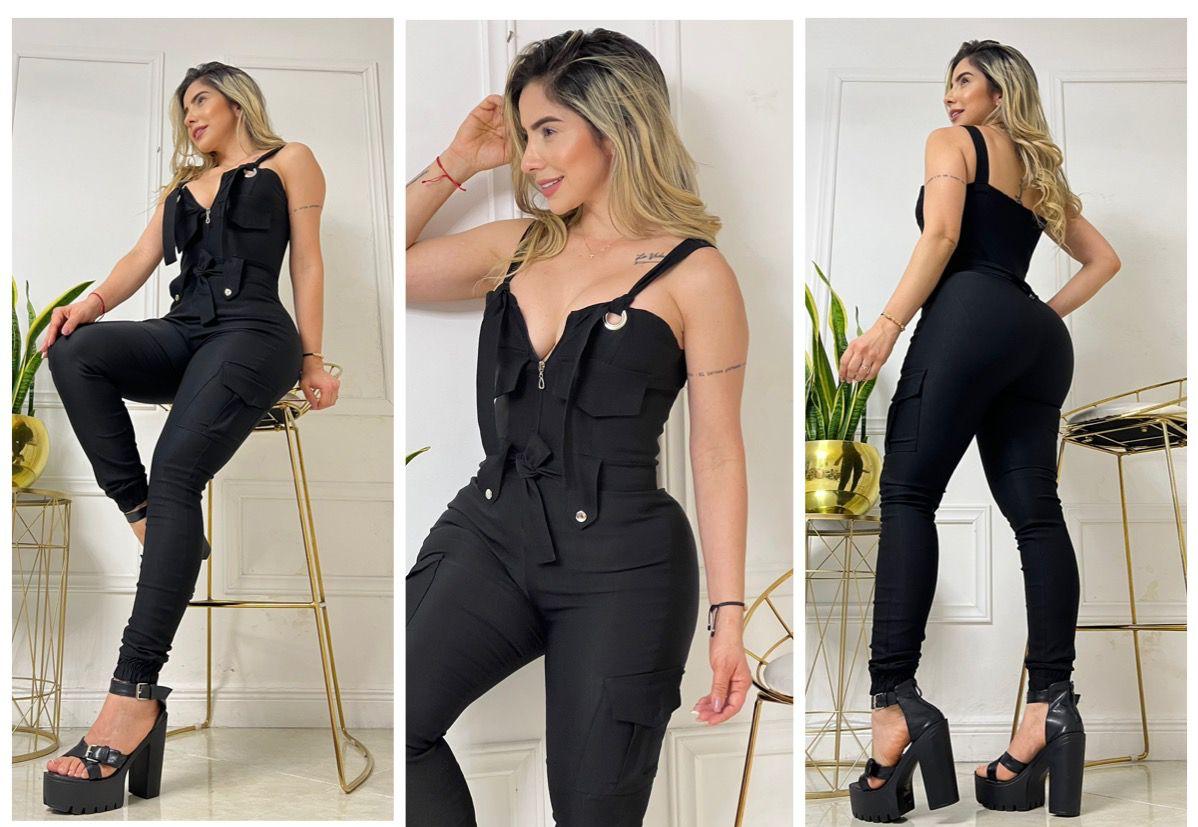 Enterizo Cargo Power Fit - Eleganz Store