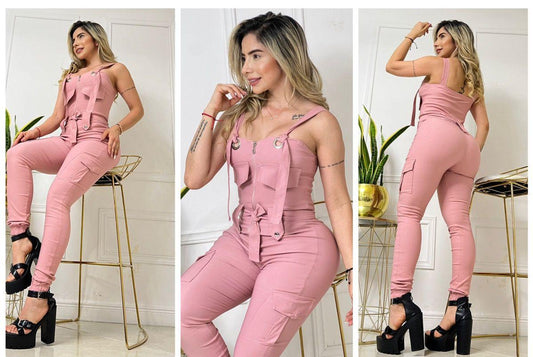Enterizo Cargo Power Fit - Eleganz Store
